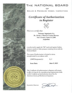 NB Certificate TubomecIingenieria 65600